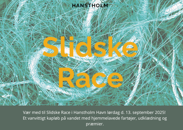 Vær med til Slidske Race i Hanstholm Havn lørdag d. 13. september 2025! Et vanvittigt kapløb på vandet med hjemmelavede fartøjer, udklædning og præmier.