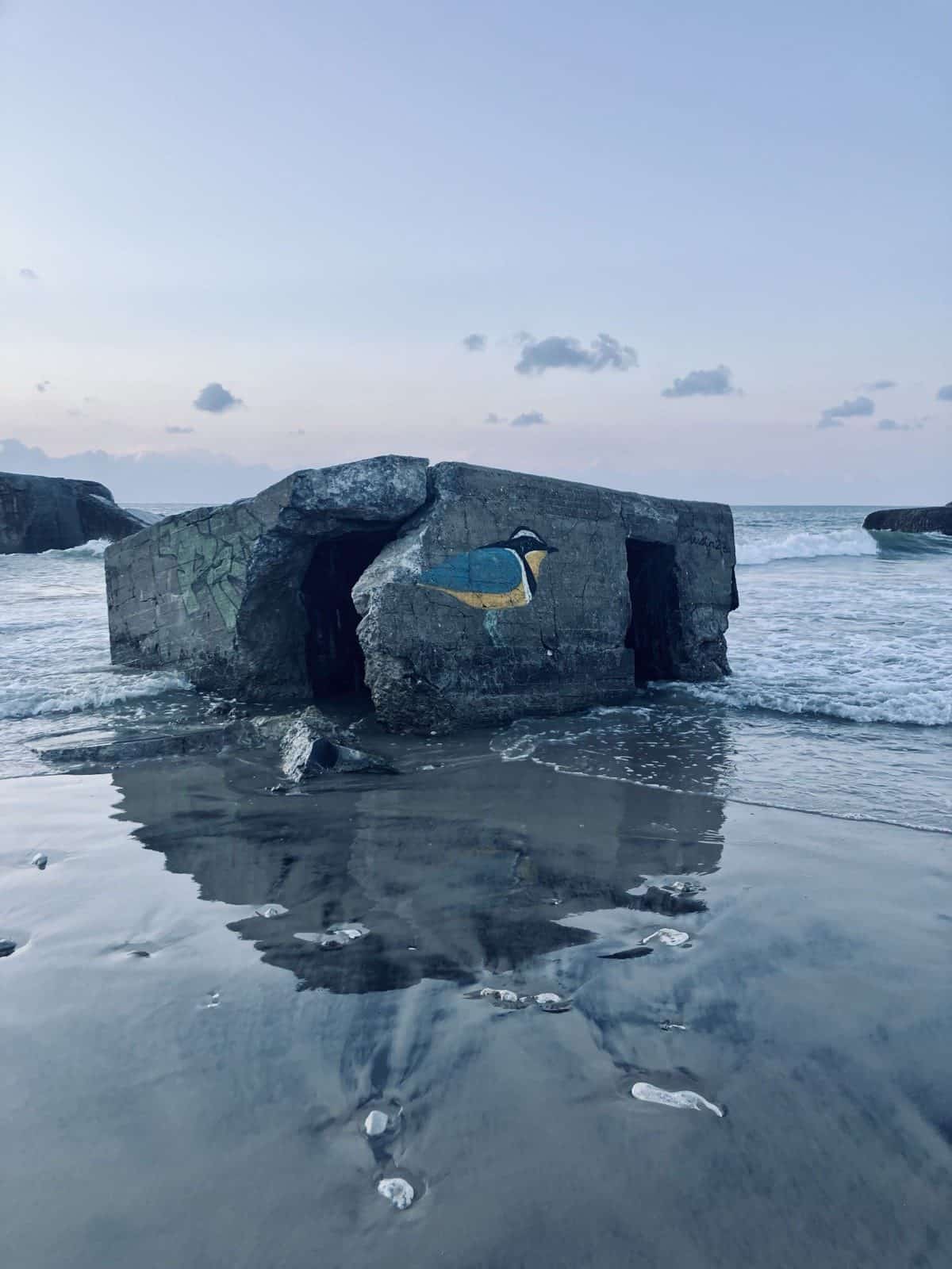 Bunker fra 2. verdenskrig i klitterne ved Hanstholm
