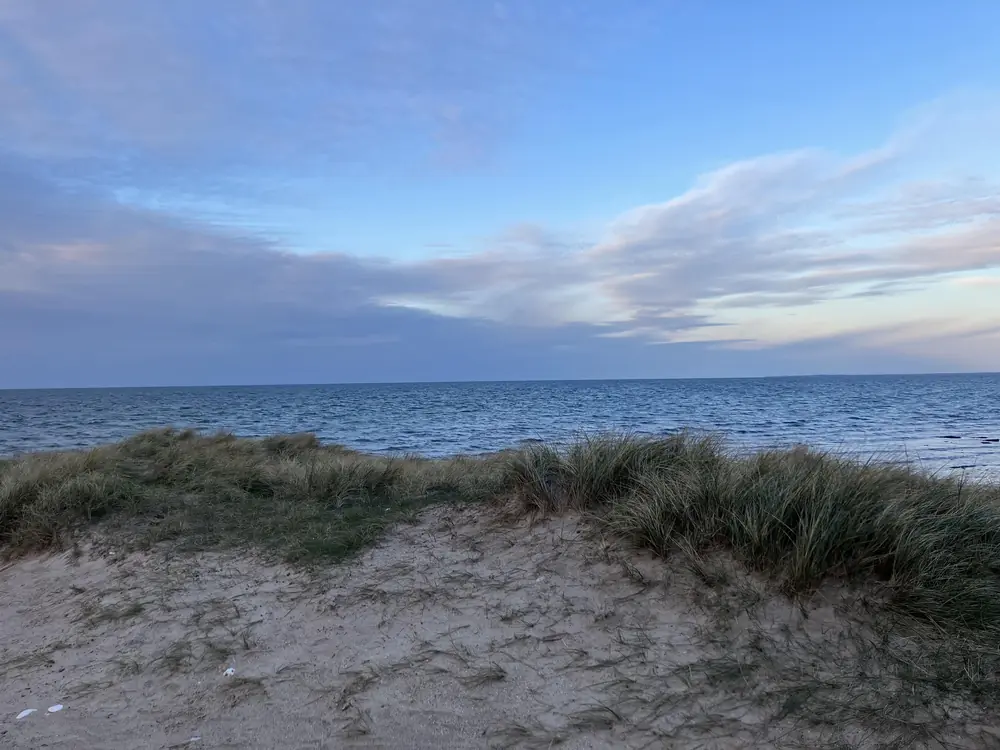 Sandstranden syd for Hanstholm Havn