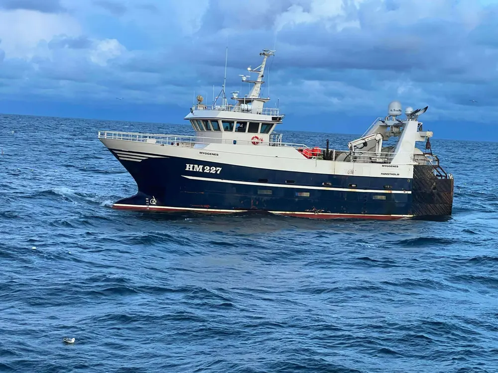 Fiskefartøjet HM 227 fra Hanstholm til søs